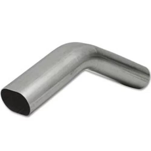 Granatelli 3in Oval Stainless Steel Vertical Radius 45 Deg bend 4.5in Bend Radius Tubing thumbnail 2