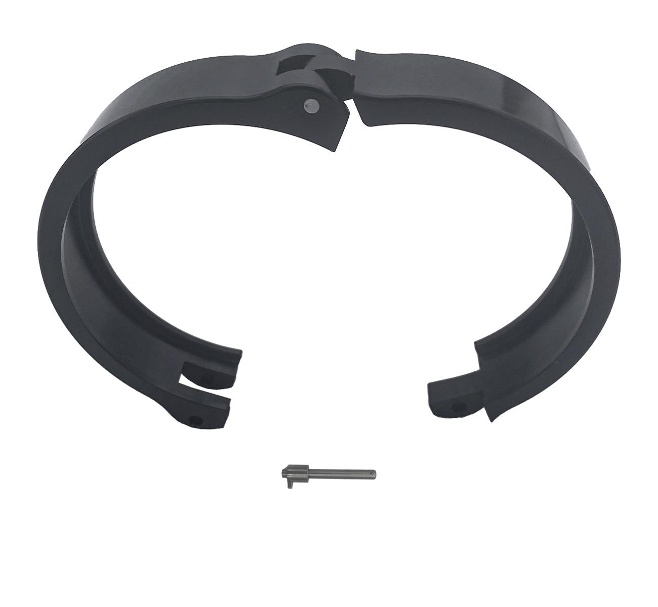 Granatelli 3.0in Dual Seal Clamshell Clamp - Aluminum Black thumbnail 3