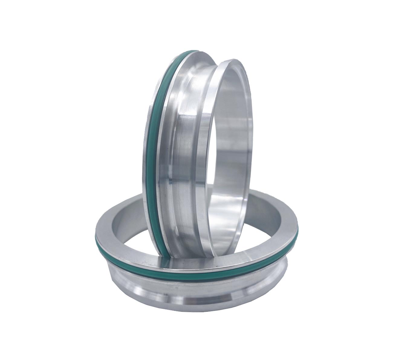 Granatelli Titanium Dual Seal Clamp 4.0in Weld-on Ferrule Set thumbnail 4