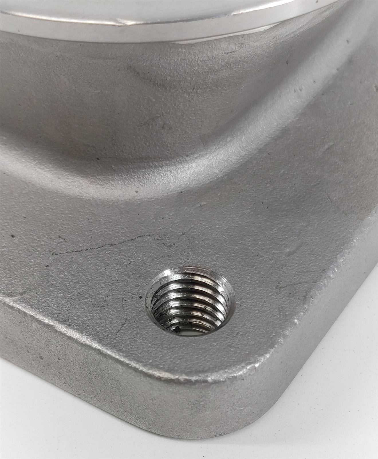 Granatelli Turbo Adapter Cast 3.0in V-Band to T4 Housing (Threaded) thumbnail 2
