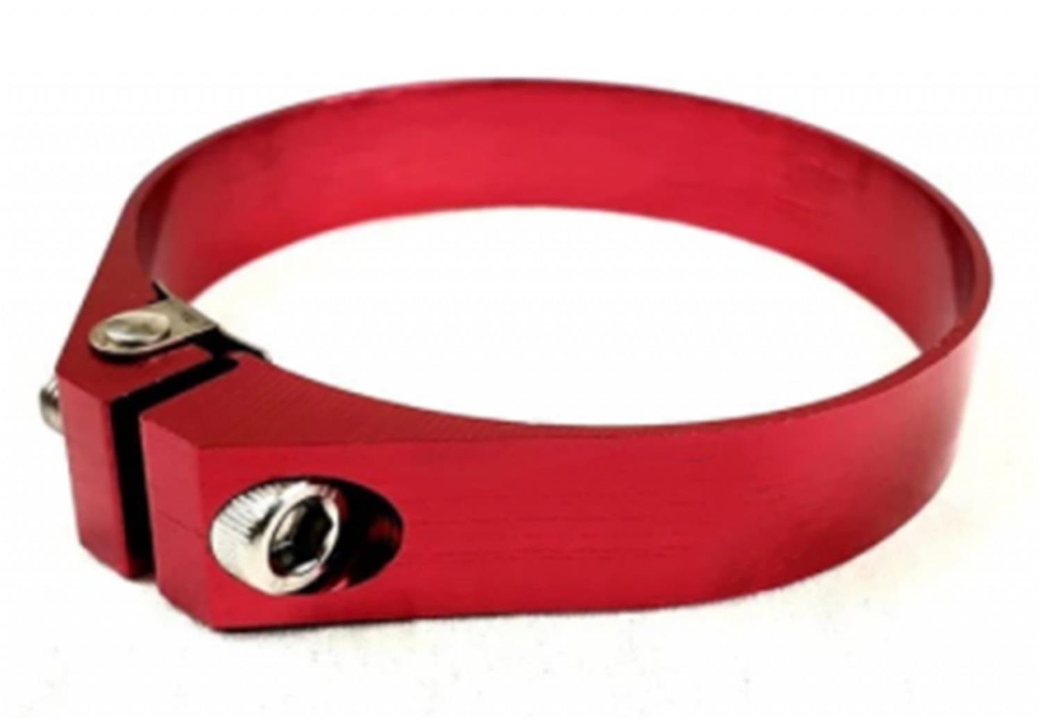 Granatelli 2.5in OD Hose Clamp ID Adjustment Range 63.5-65.5mm - Red thumbnail 2