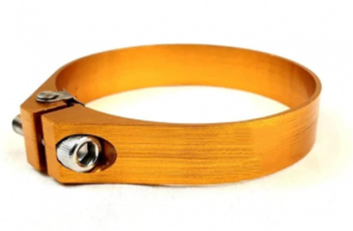 Granatelli 2.75in OD Hose Clamp ID Adjustment Range 69.8-71.8mm - Gold thumbnail 2