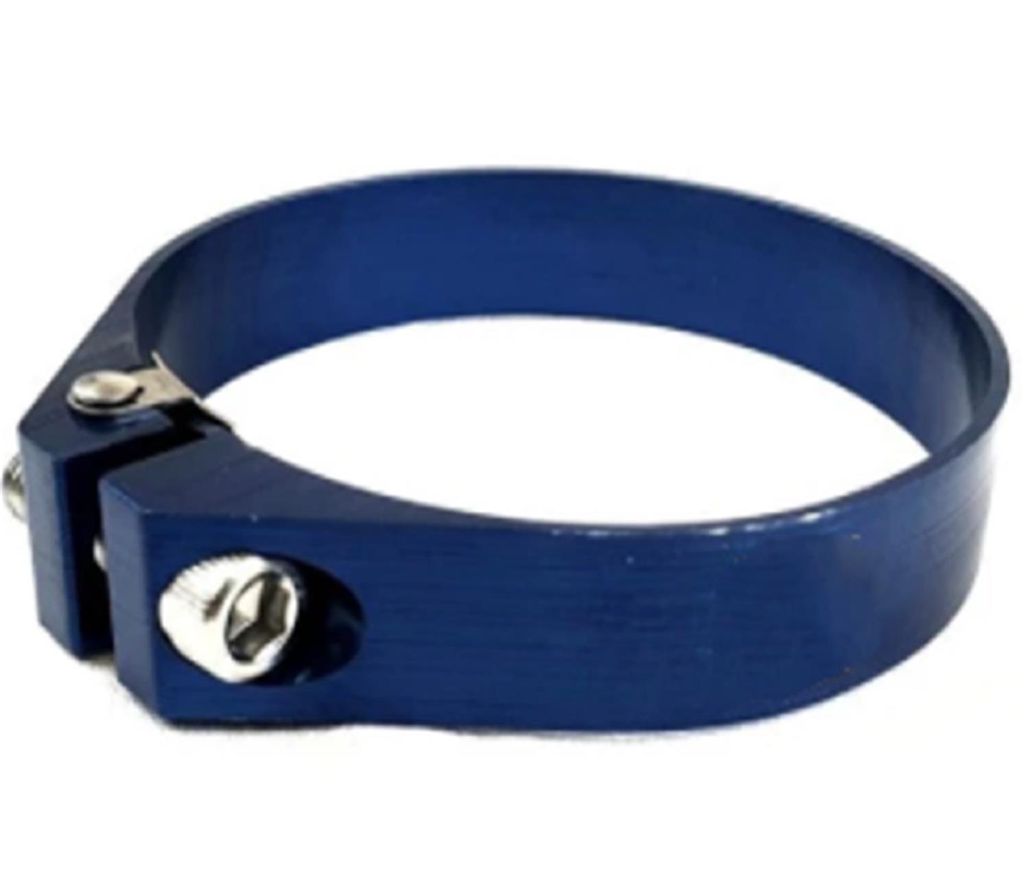Granatelli 3.0in OD Hose Clamp ID Adjustment Range 76-78mm - Blue thumbnail 2