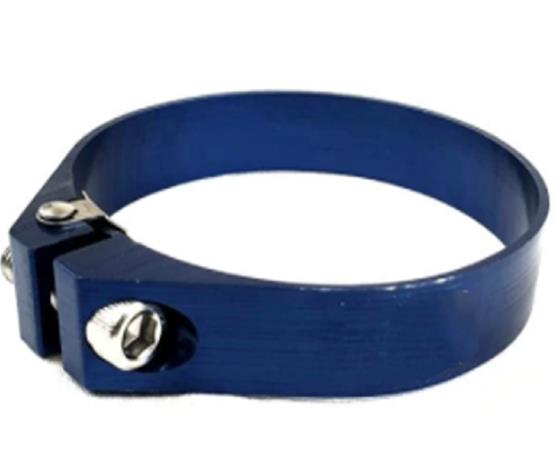 Granatelli 3.75in OD Hose Clamp ID Adjustment Range 95.25-97.25mm - Blue thumbnail 3