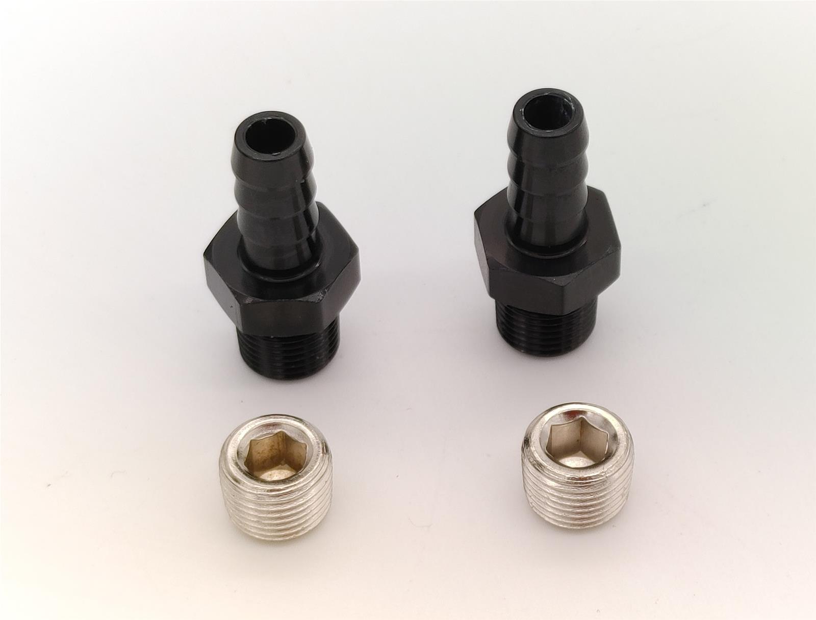 Granatelli 50mm 14PSI Piston Actuated Wastegate - Black Anodized