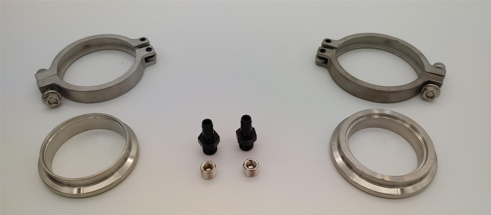 Granatelli 50mm 14PSI Piston Actuated Wastegate - Black Anodized thumbnail 4