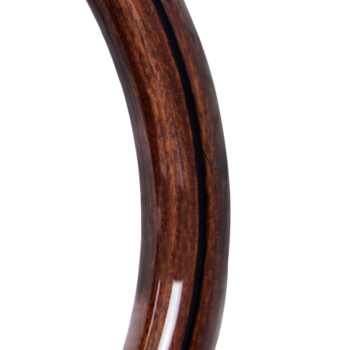 Grant Mahogany Steering Wheels 1174 Wheels, Collectors Series, 14.5 in. Diameter, Aluminum, Polished Spokes, Wood Grip, with Horn Button, Each thumbnail 3