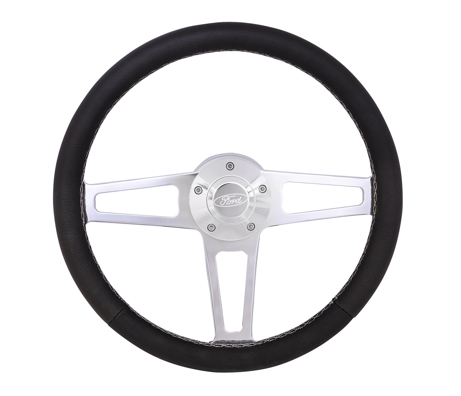 Grant 1912 T Series Polished Steering Wheel Ford Logo Grant 1912 T Series Polished Steering Wheel Ford Logo