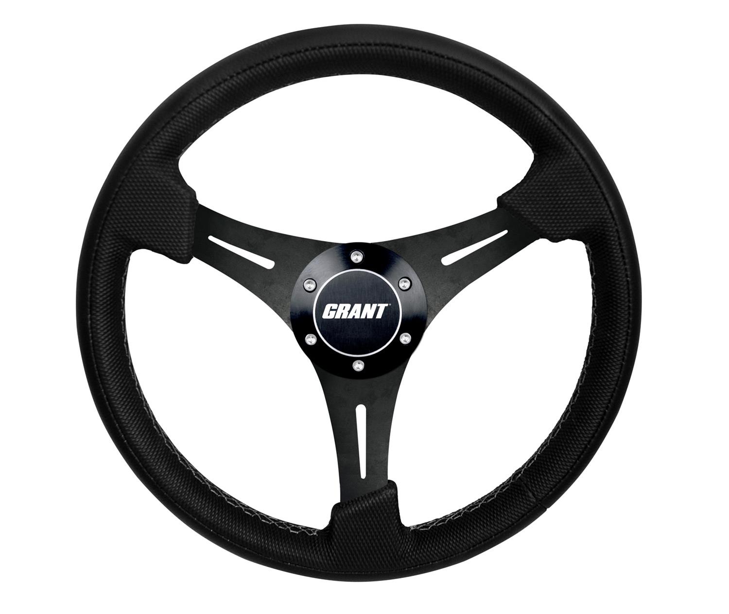 Grant 1929 Classic Series Black Steering Wheel Jeep Logo/Install Kit Grant 1929 Classic Series Black Steering Wheel Jeep Logo/Install Kit