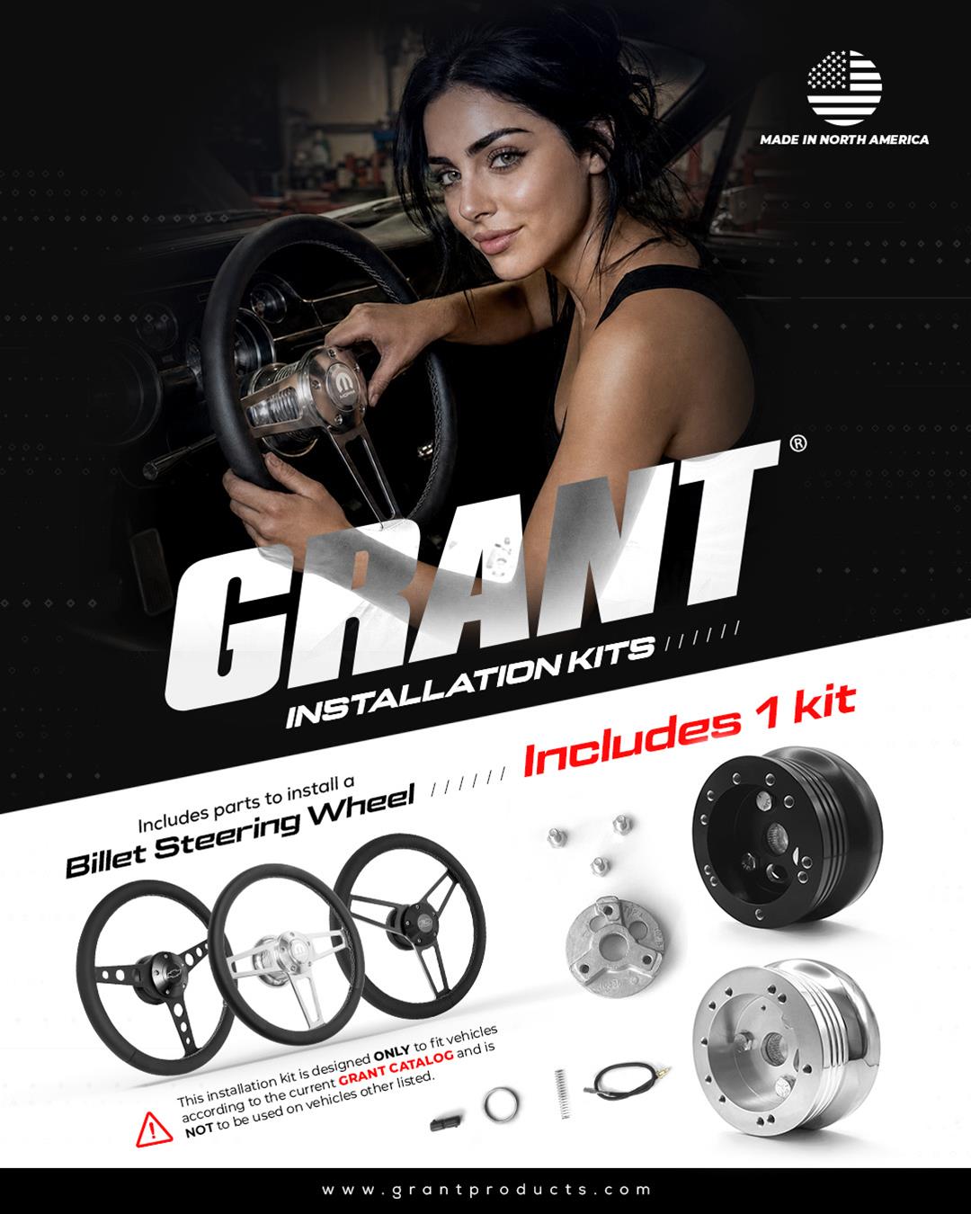 Grant Products 5196-1 Grant Billet Style Installation Kits