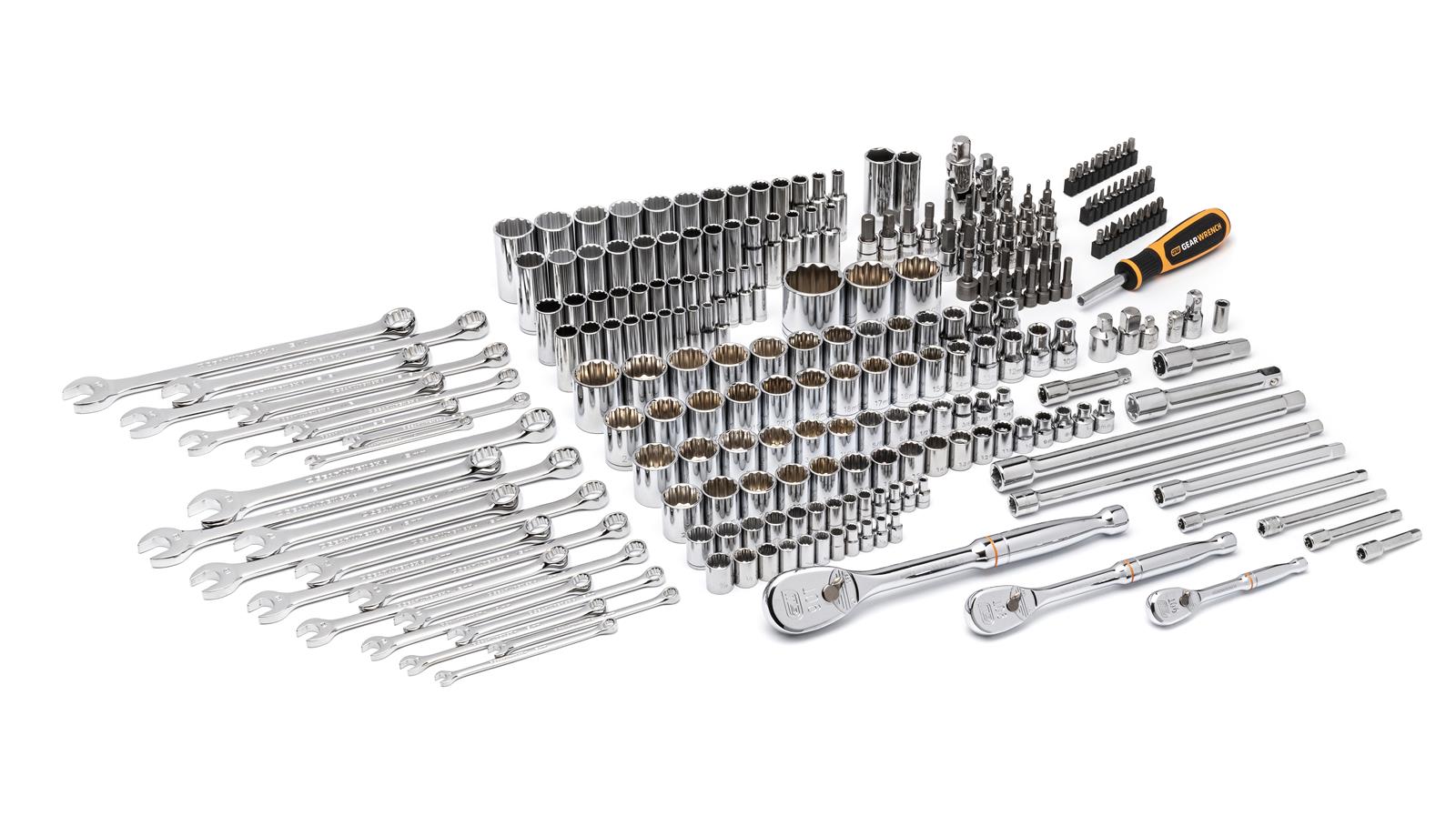 Gearwrench 80972 GearWrench 243Piece 12Point Mechanic Tool Sets