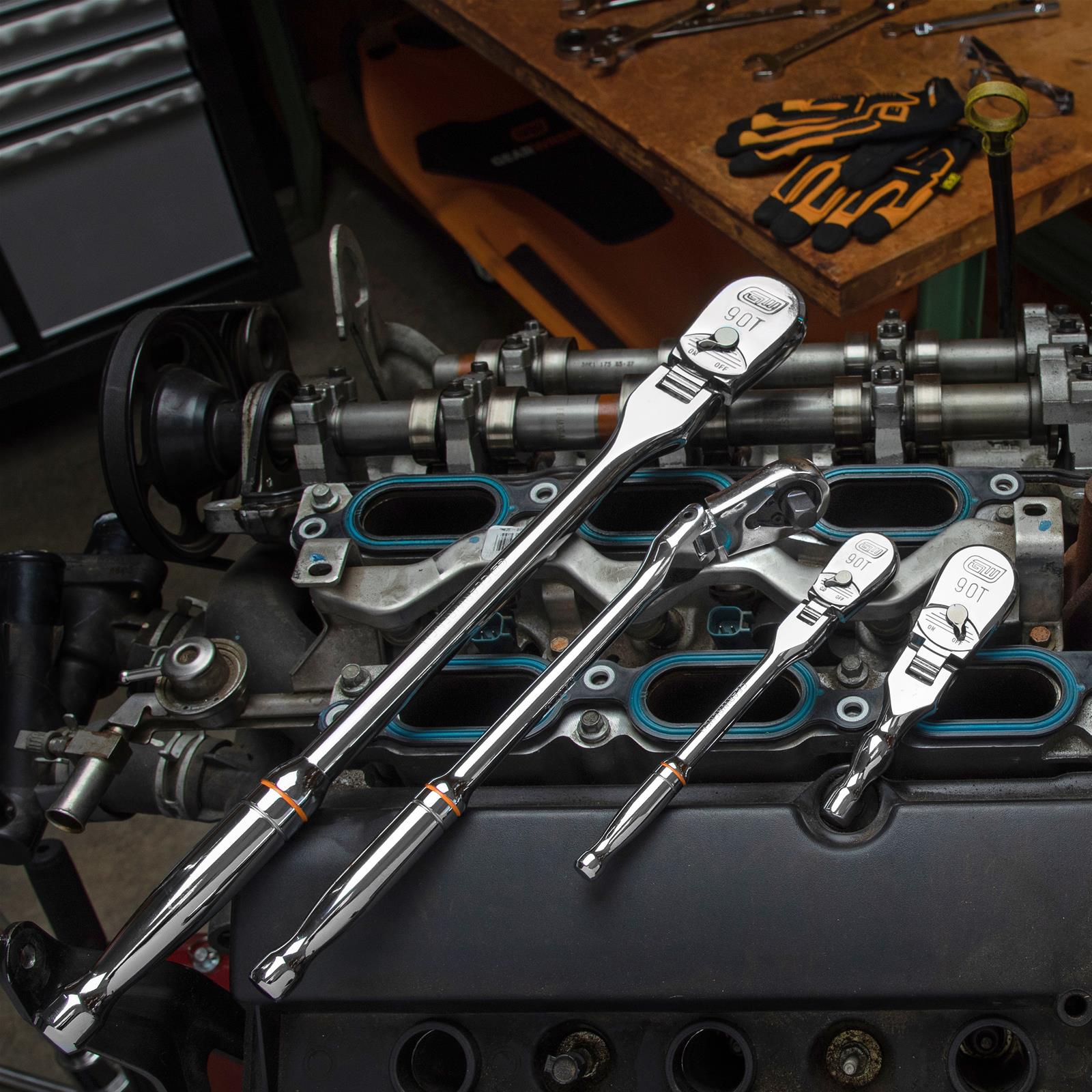 Gearwrench 81230T GearWrench 90T Teardrop Ratchet Sets Summit Racing