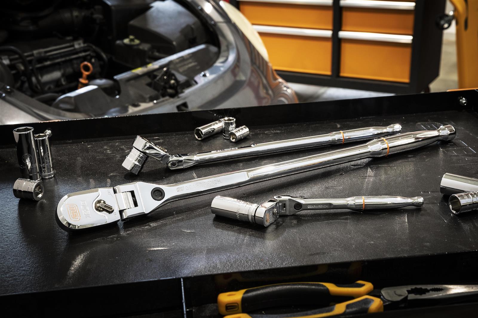 Gearwrench 81382 GearWrench Locking Flex Head Ratchets | Summit Racing