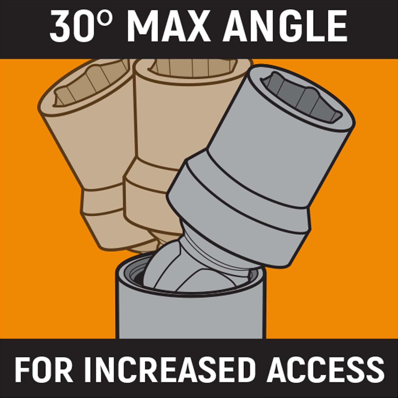 Gearwrench 84490 GearWrench XCore Pinless Universal Impact Extension Sockets Summit Racing