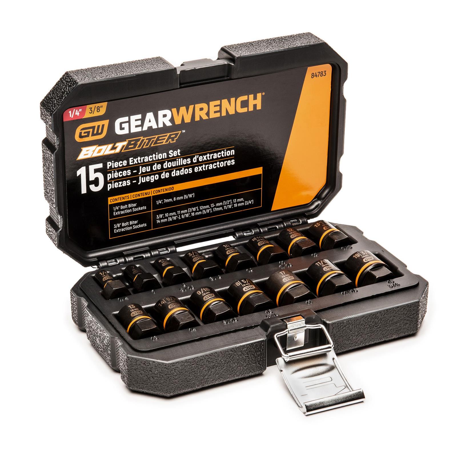 Gearwrench 84783 GearWrench Bolt Biter Extraction Socket Sets Summit Racing