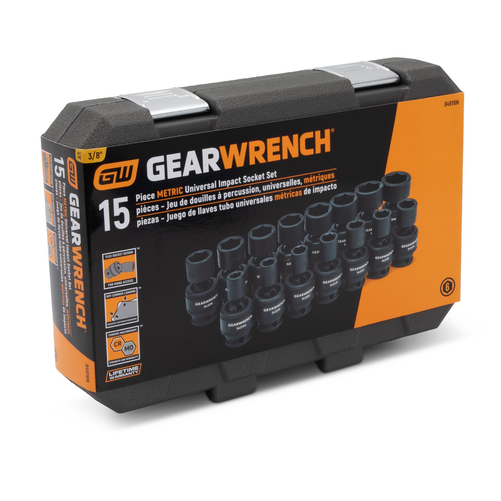 Gearwrench 84918N GearWrench Universal Impact Socket Sets Summit Racing