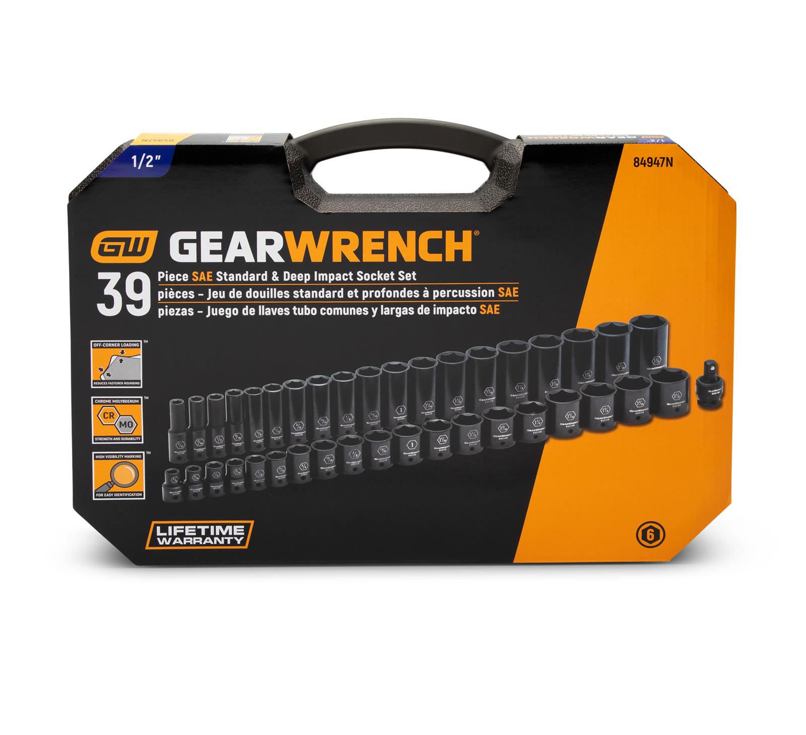 Gearwrench 84947N GearWrench Impact Socket Sets Summit Racing