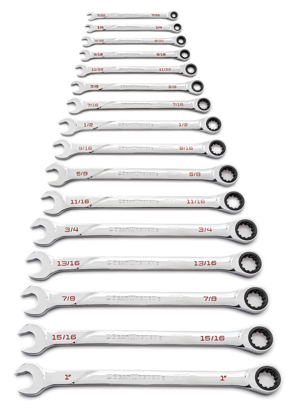 Gearwrench 86451 GearWrench 120XP Ratcheting Combination Wrench Sets