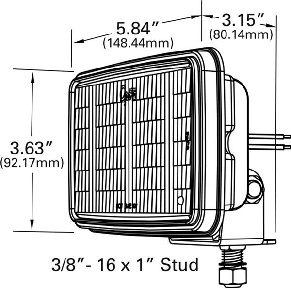 Grote 63611 Grote Industries Trilliant Mini LED Whitelight Work