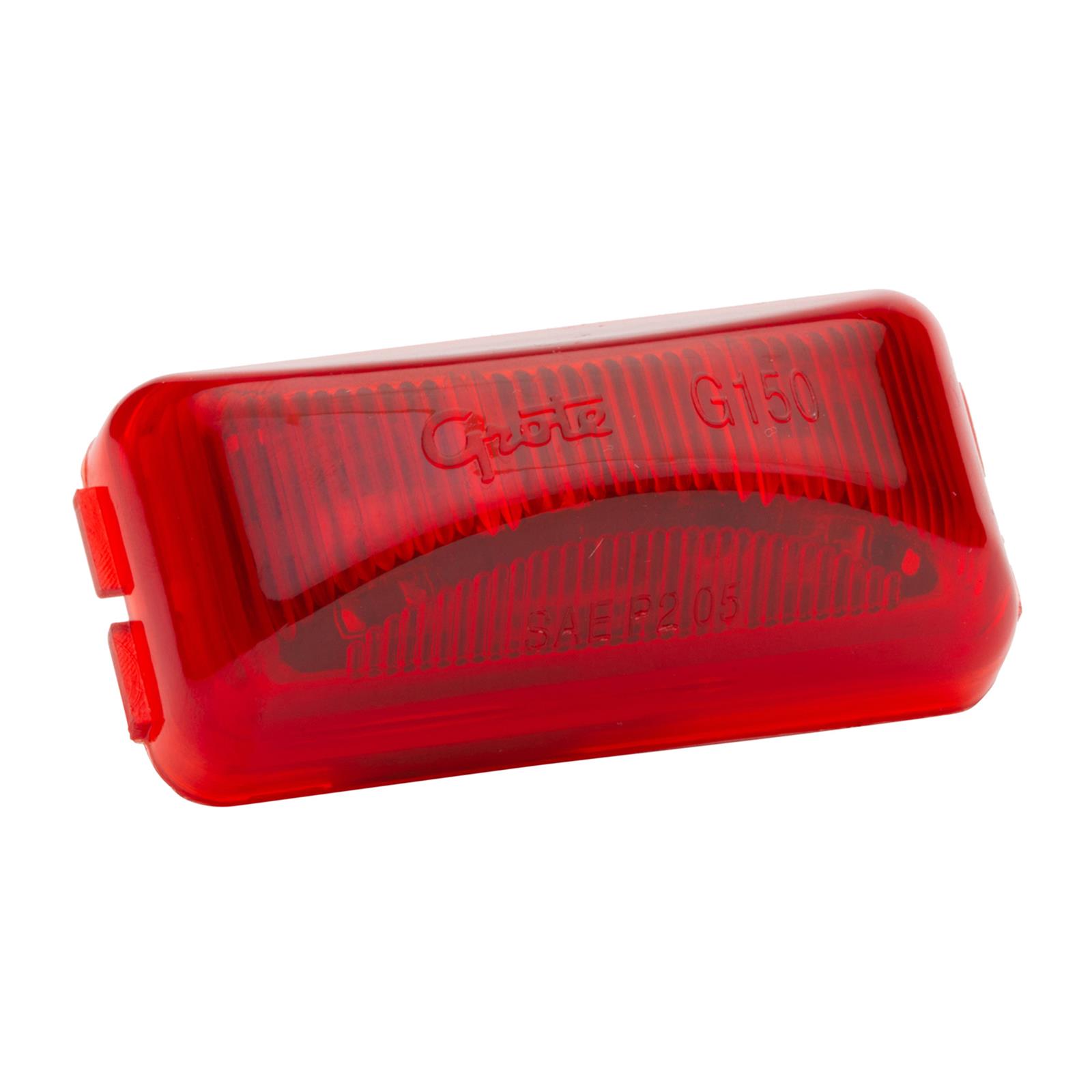 thumbnail image 2 of Grote G1502 Red LED Clearance Marker Lamp - 3 Diode, 12V, Rectangle Shape For Trucks & Trailers 2 of 11