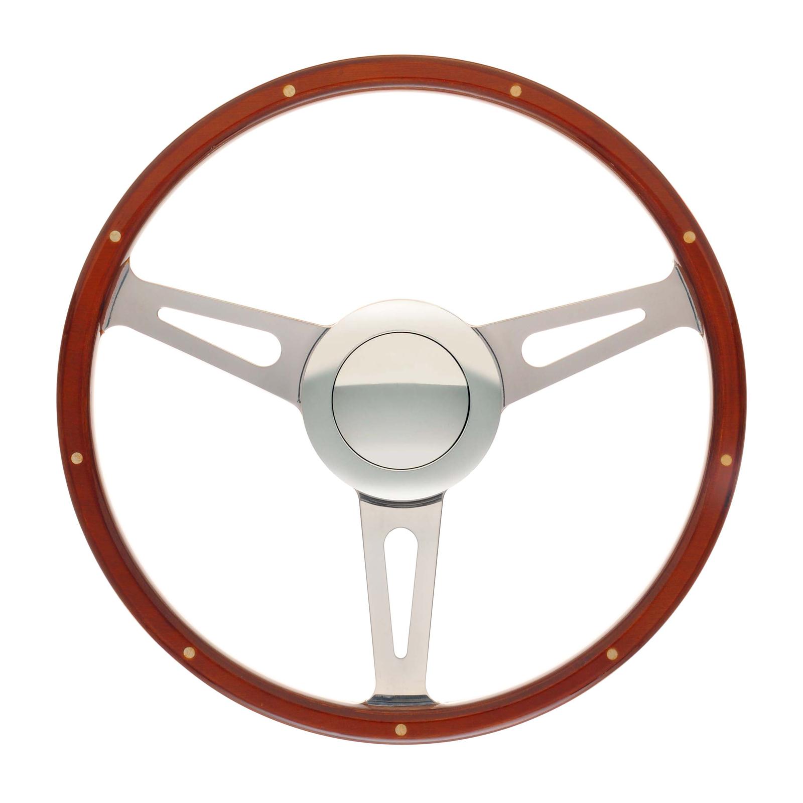 GT Performance 38-4247 GT Performance GT-9 Retro Cobra Wood Steering Wheels  | Summit Racing