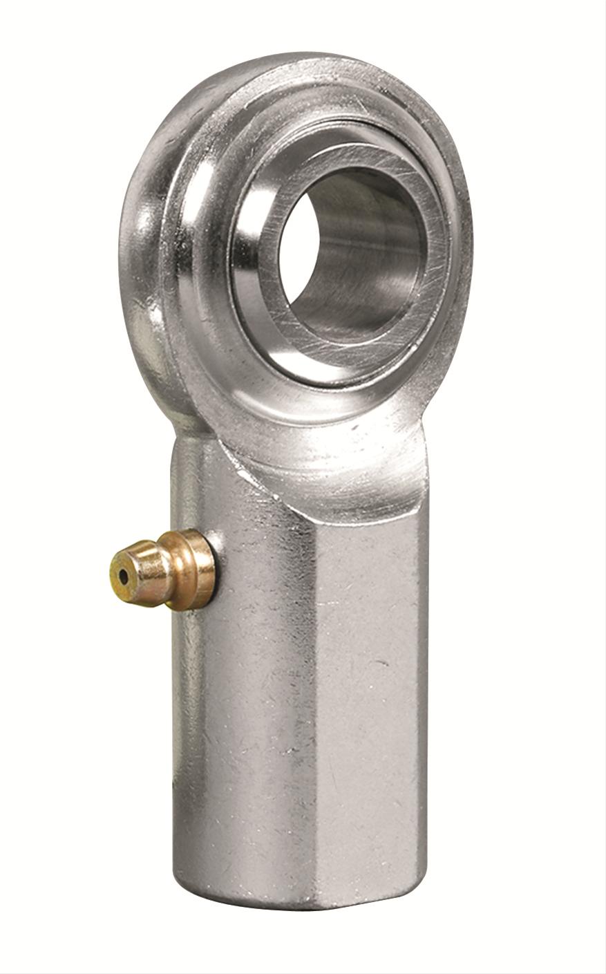 QA1 C Series 2-Pc Rod End - Female/Right Hand - .625in Bore x 5/8-18 w/Zerk - Carbon Steel