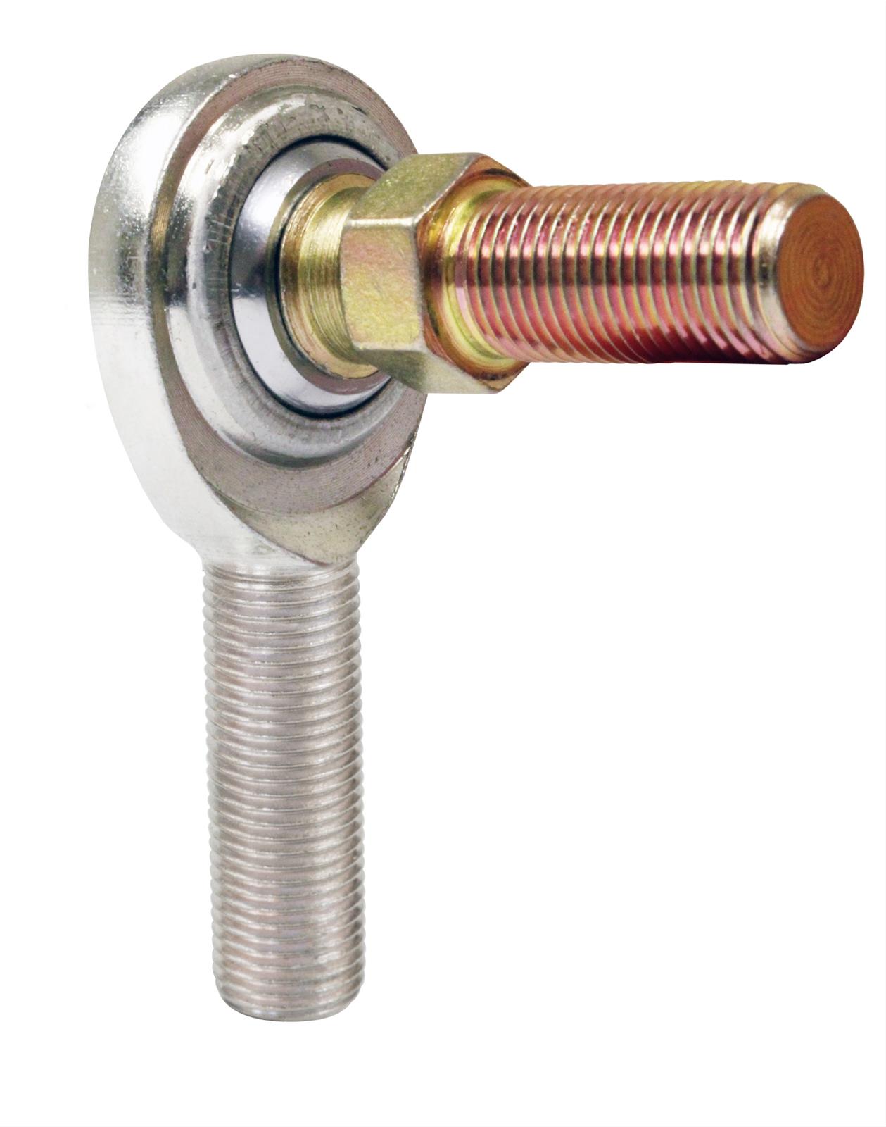 QA1 C Series 2-Pc Rod End - Male/Left Hand - .75in Bore x 3/4-16 w/Stud - Carbon Steel