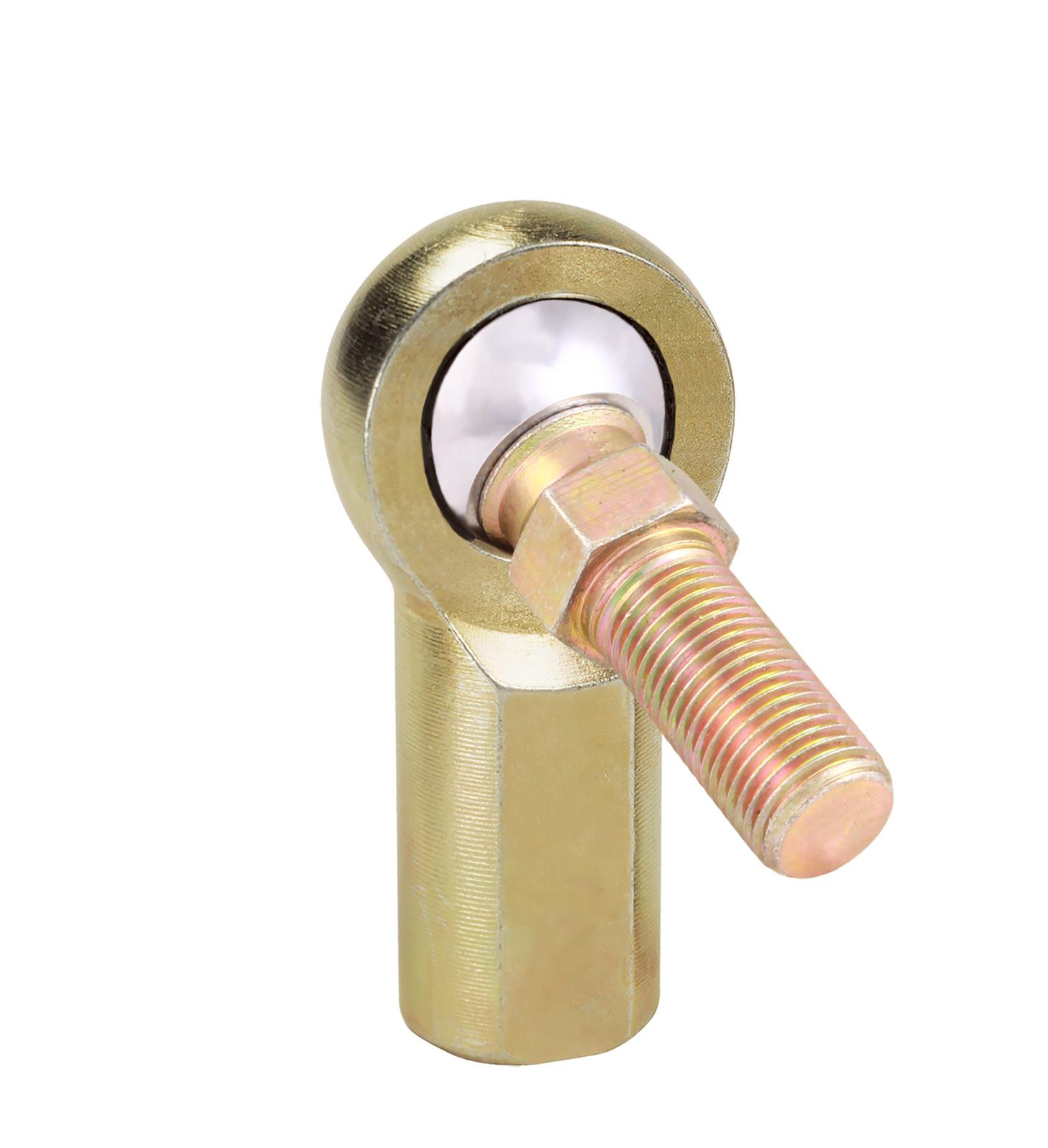 QA1 EX Series Endura Rod End - Female/Left Hand - .5in Bore x 1/2-20 w/Stud - Carbon Steel