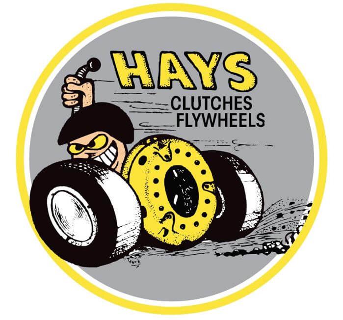 Hays Vintage Decals 36-464 Decal, Hays, Decal, 6.000 in., Round, Vinyl, Adhesive Back, Each