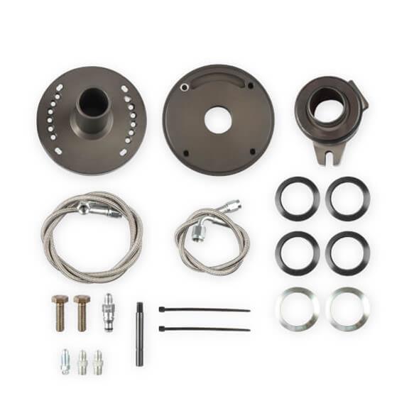 Hays Hydraulic Release Bearing Kits 82-104 Throwout Bearing, Conversion, Assembly, Braided Steel Hose, Shims, Chevy, Kit thumbnail 3