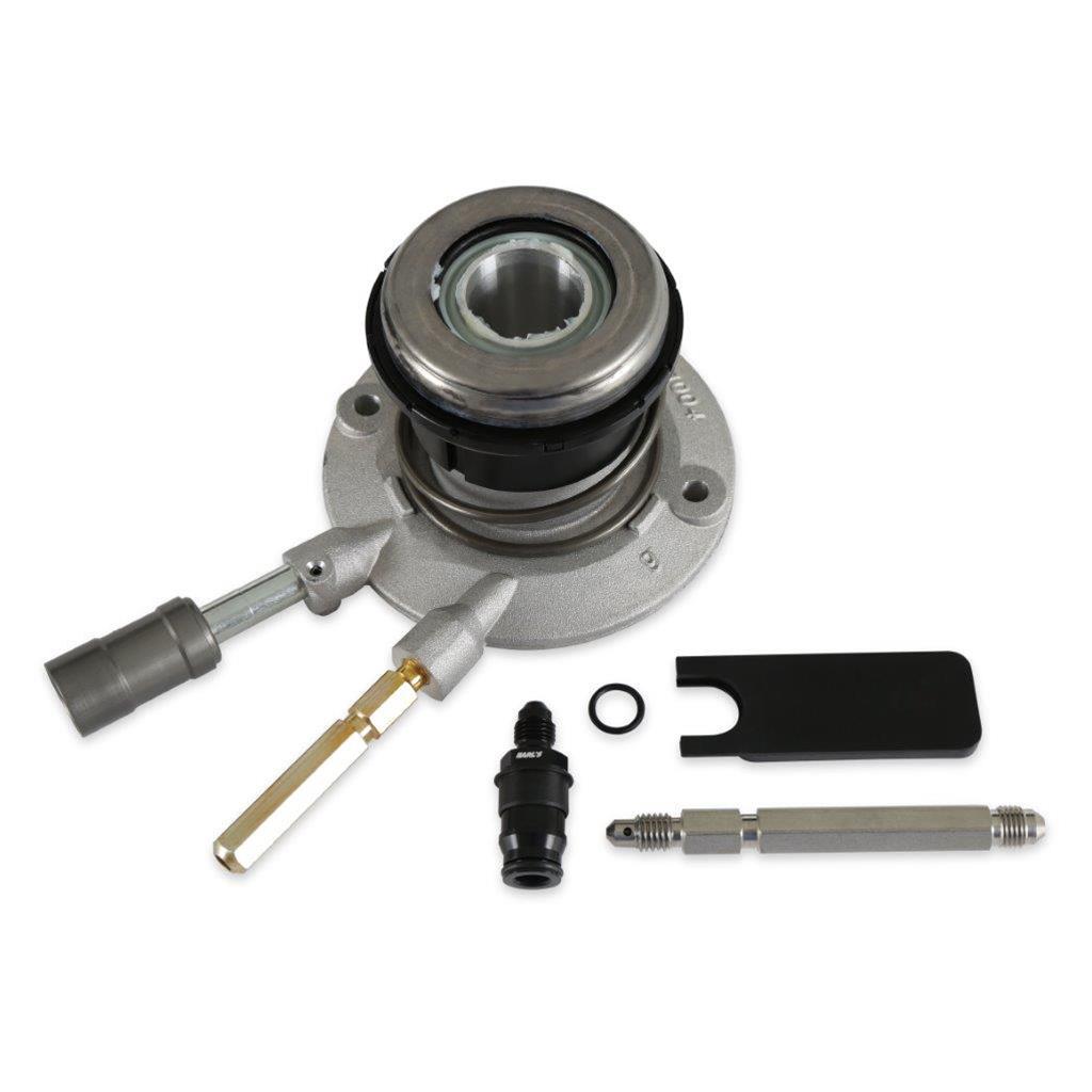 Hays Hydraulic Release Bearing Kits 82-120 Throwout Bearing, Slave Cylinder, Aluminum, T-56, Chevy, Pontiac, -4 AN Connections, 319-100, Each thumbnail 3