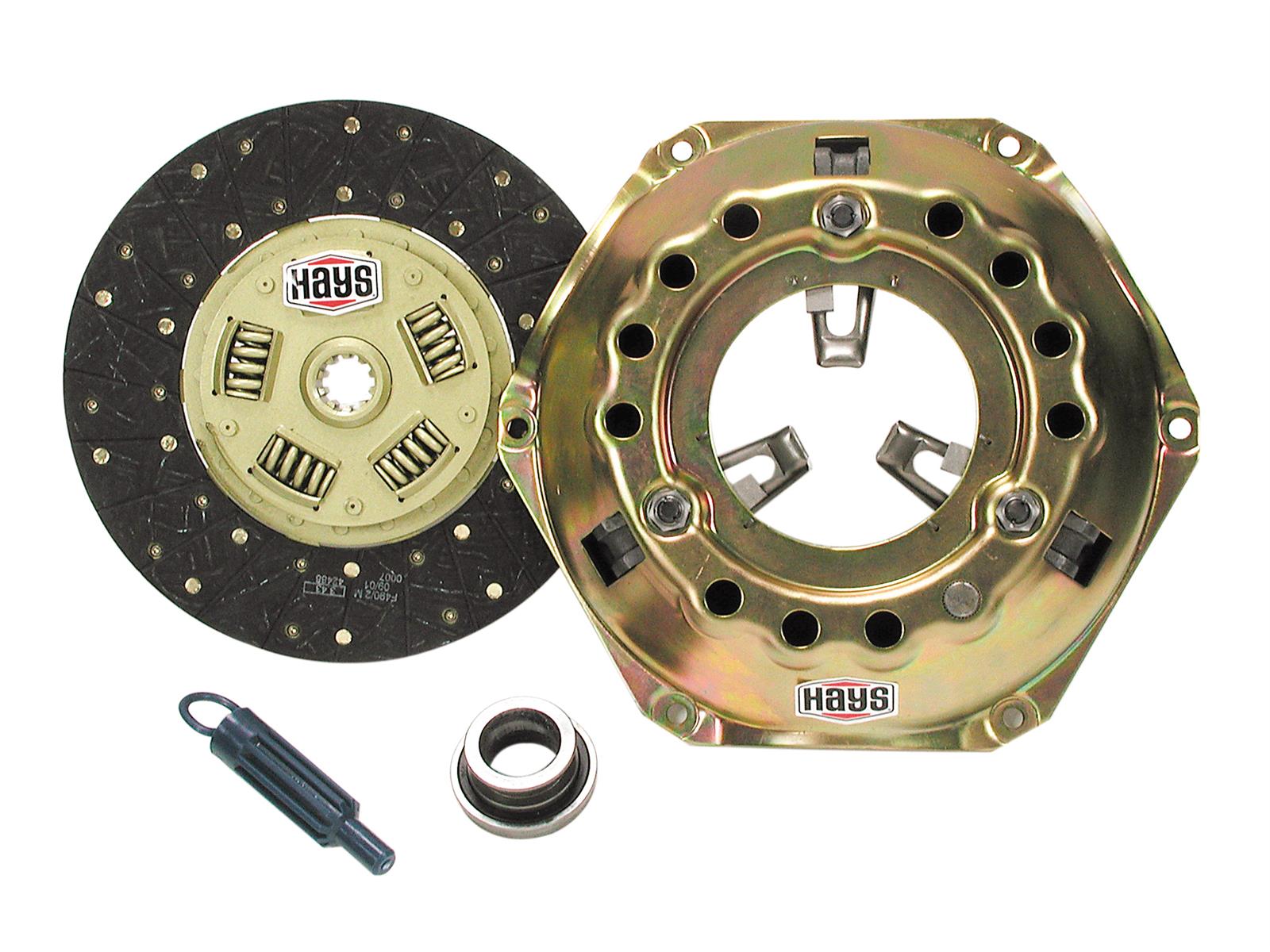 Hays Street/Strip Clutch Kits 85-114 Kit, Organic, 1 1/8 in. Diameter Shaft, 10-Spline, 11 in. Diameter Disc, Buick, Chevy, GMC, Pontiac