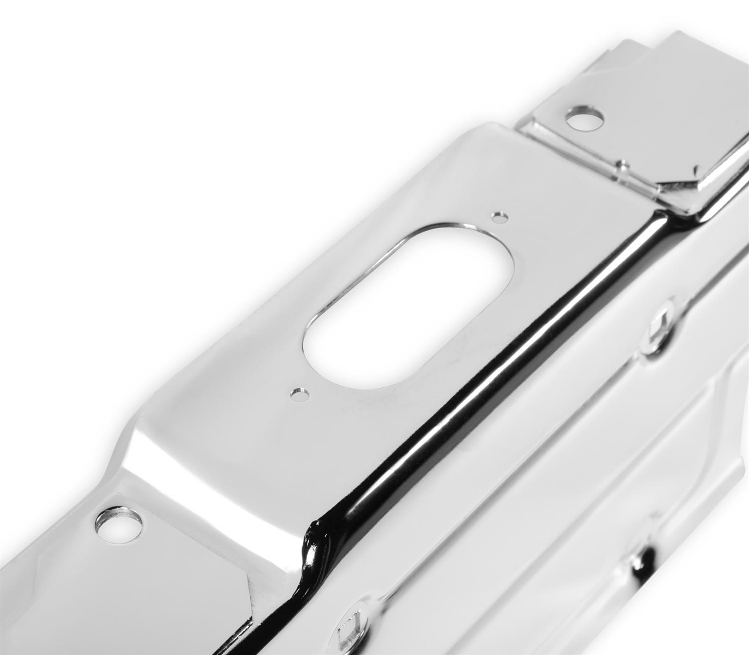 Brothers Trucks License Plate Brackets 04-123 Mounting Brackets, Steel, Chrome, Chevrolet, GMC, Each thumbnail 4