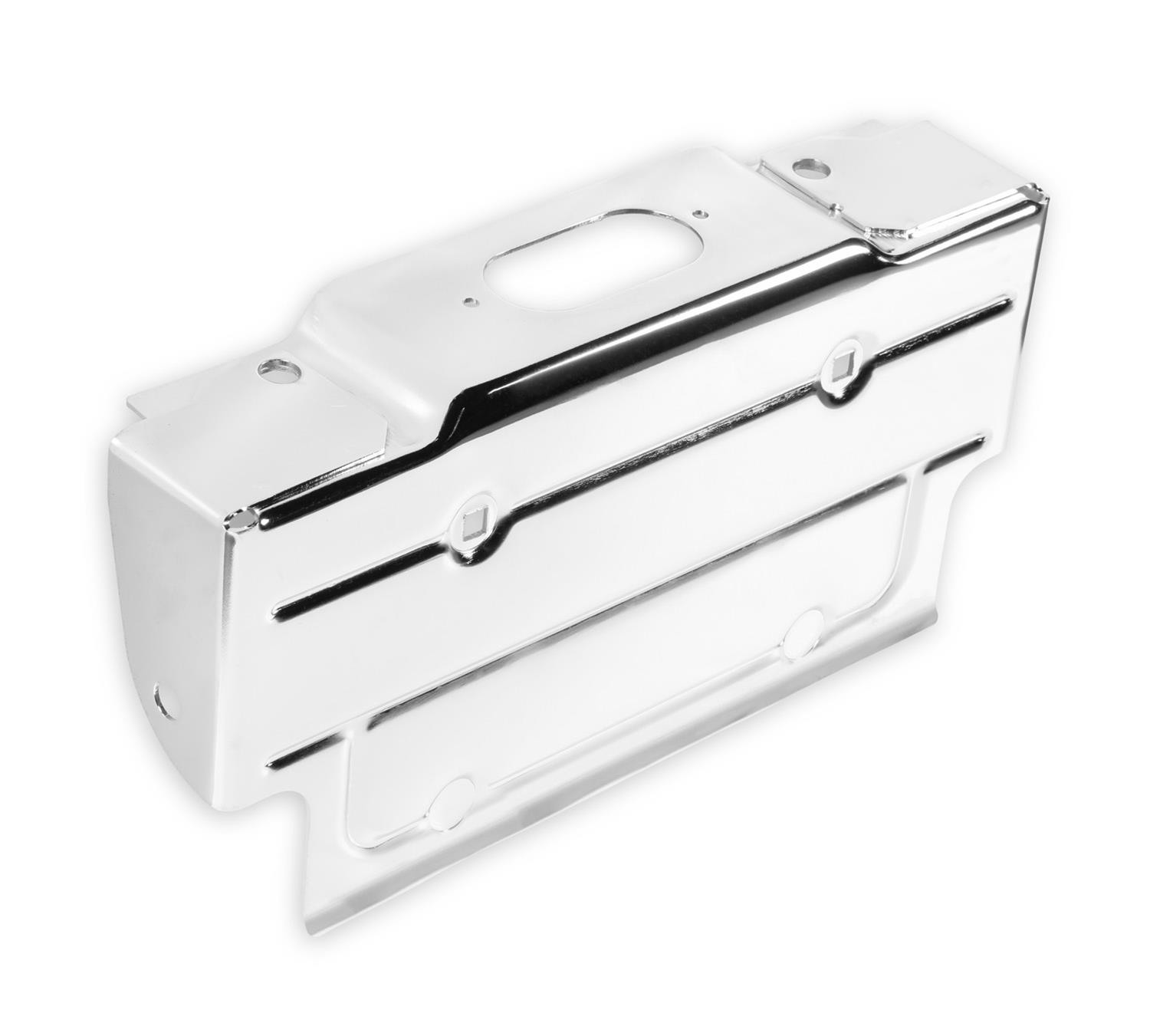 Brothers Trucks License Plate Brackets 04-123 Mounting Brackets, Steel, Chrome, Chevrolet, GMC, Each thumbnail 2