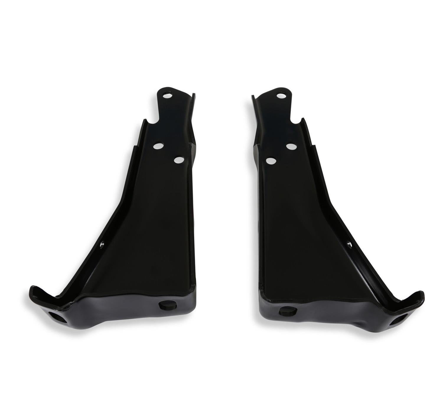 Brothers Trucks Bumper Brackets 04-128 Brackets, Rear, Steel, Black EDP, Chevrolet, GMC, Kit
