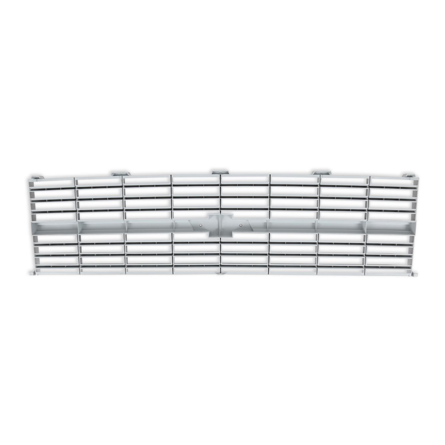 Brothers Trucks Grilles 04-176 Grille, Front Main Grille, Silver, Mounting Provision for Bowtie, Fits Models With Single Headlights. No Grille Molding. Plastic, Chevy, Each thumbnail 5