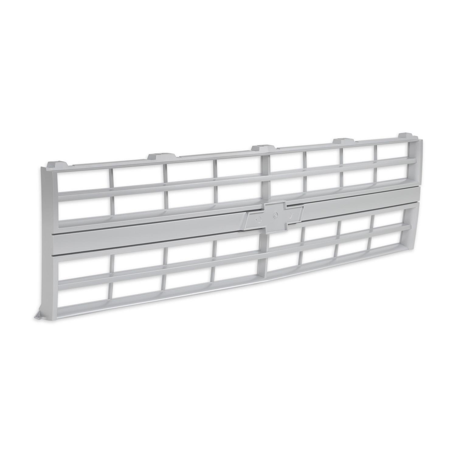 Brothers Trucks Grilles 04-178 Grille, Front Main Grille, Silver, Mounting Provision for Bowtie, Fits Models With Single Headlights. No Grille Molding. Plastic, Chevy, Each thumbnail 4