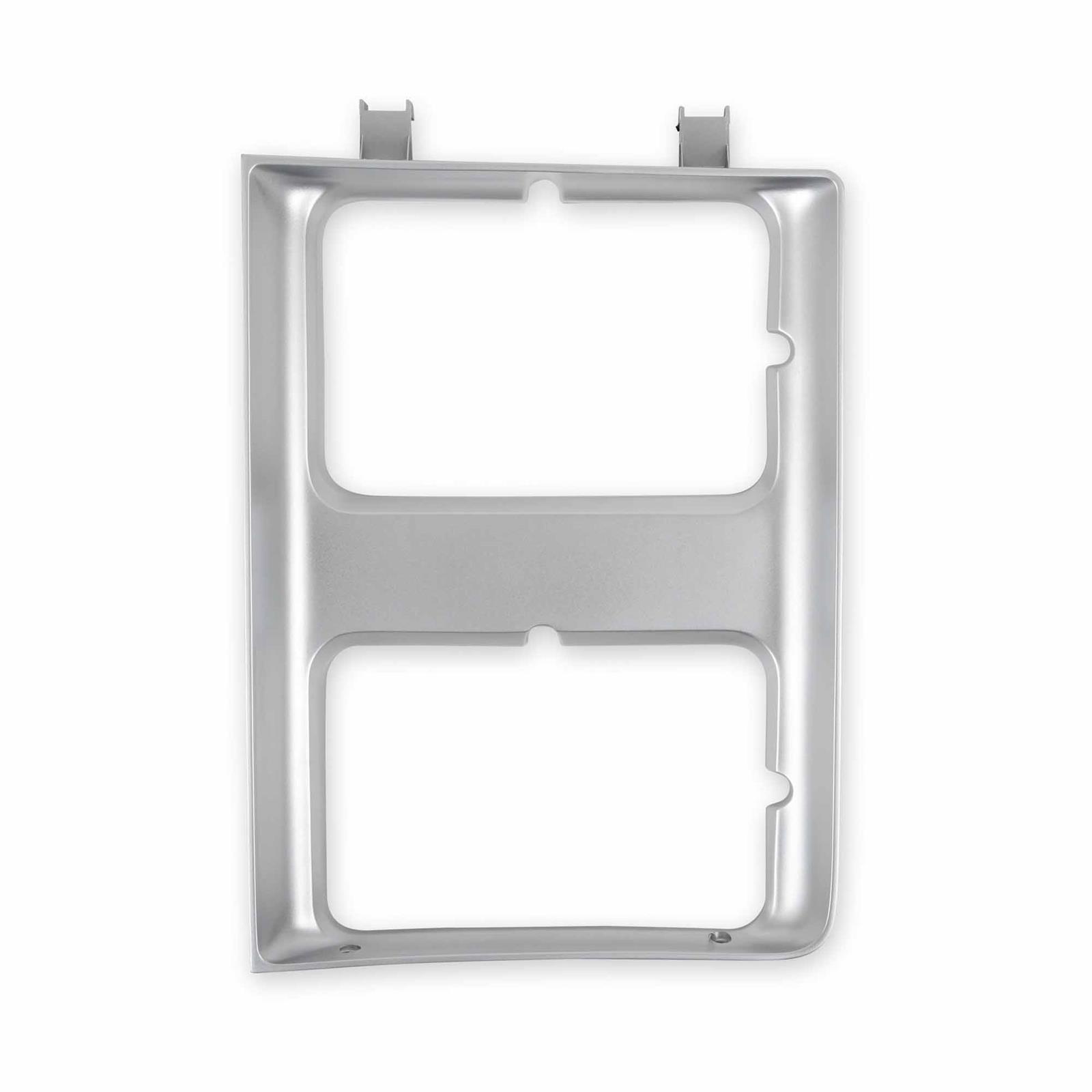 Brothers Trucks Headlight Bezels 04-185 Bezel, Left Side Outer, Plastic, Silver, for Dual Headlight, Chevy, GMC, Each thumbnail 5