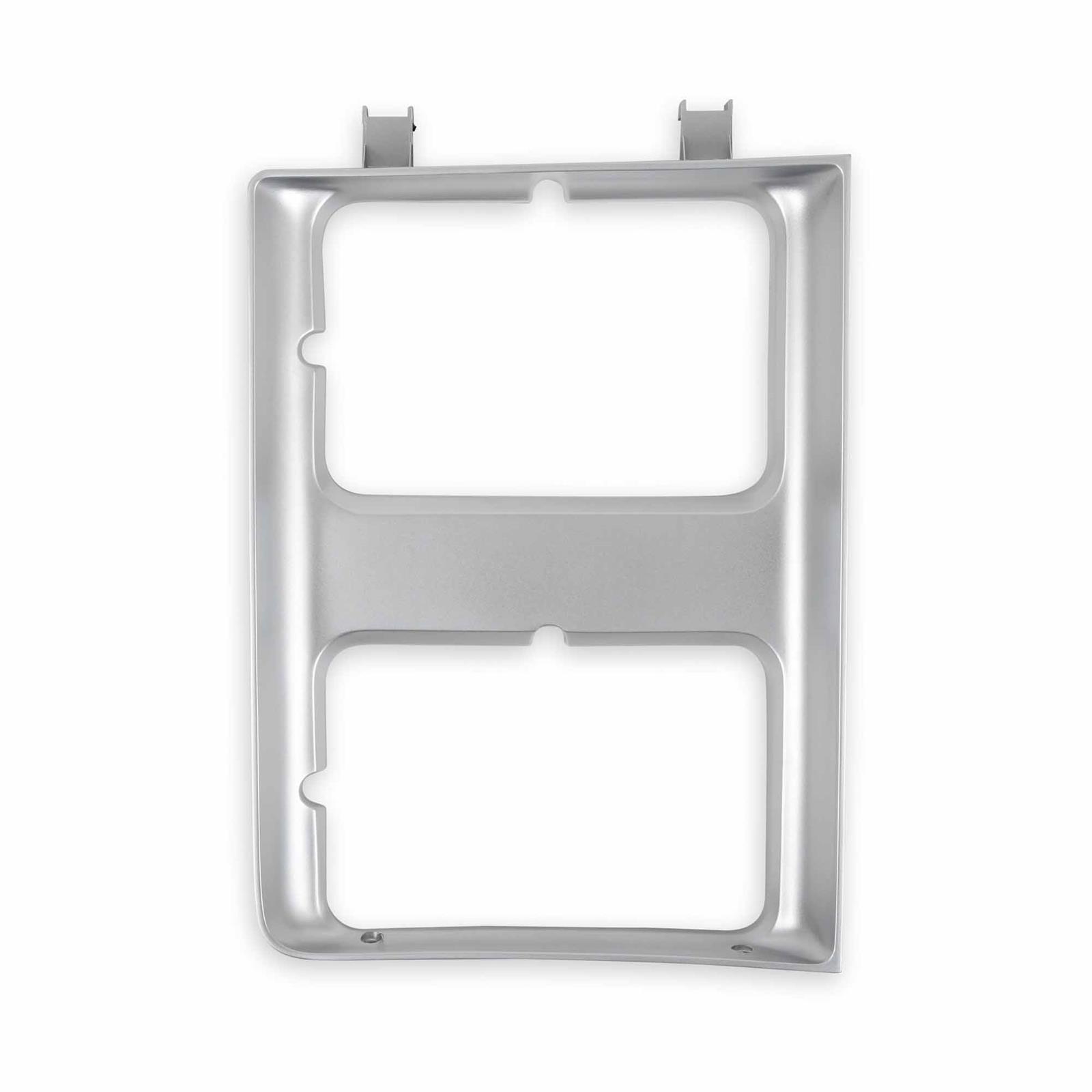 Brothers Trucks Headlight Bezels 04-186 Bezel, Right Side Outer, Plastic, Silver, for Dual Headlight, Chevy, GMC, Each thumbnail 5