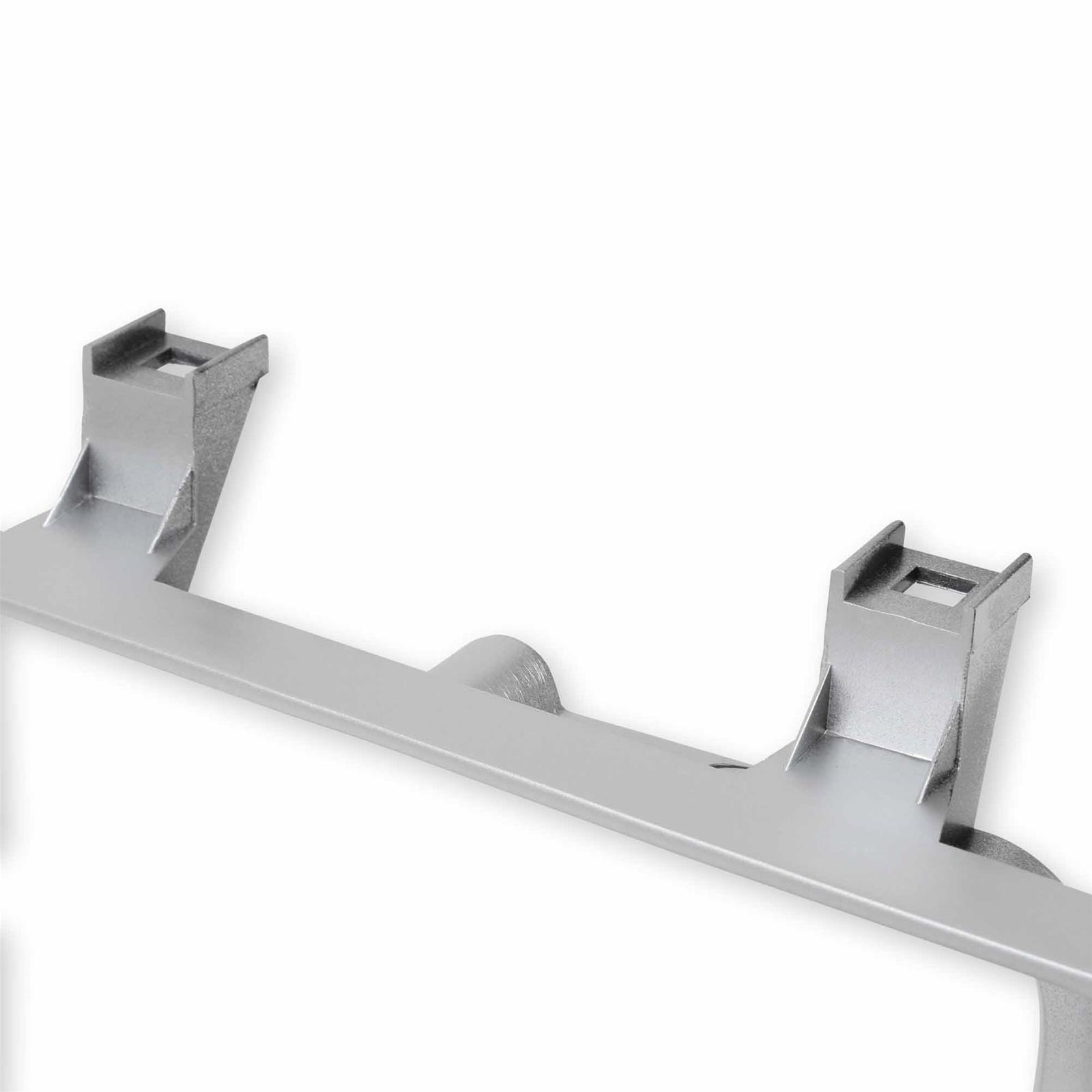 Brothers Trucks Headlight Bezels 04-186 Bezel, Right Side Outer, Plastic, Silver, for Dual Headlight, Chevy, GMC, Each thumbnail 3
