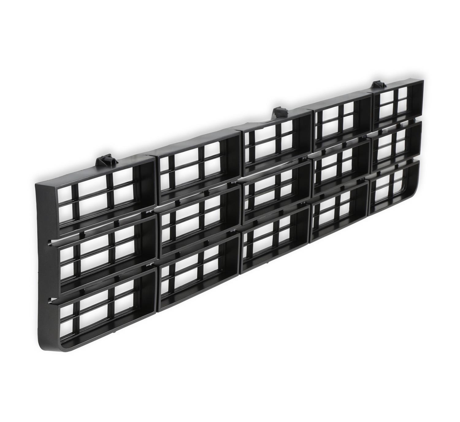 Brothers Trucks Grilles 04-309 and Grille Inserts, Complete Grille Type, Stock Style, Plastic, Gray, Dark Argent Insert, Chevrolet, GMC, Each
