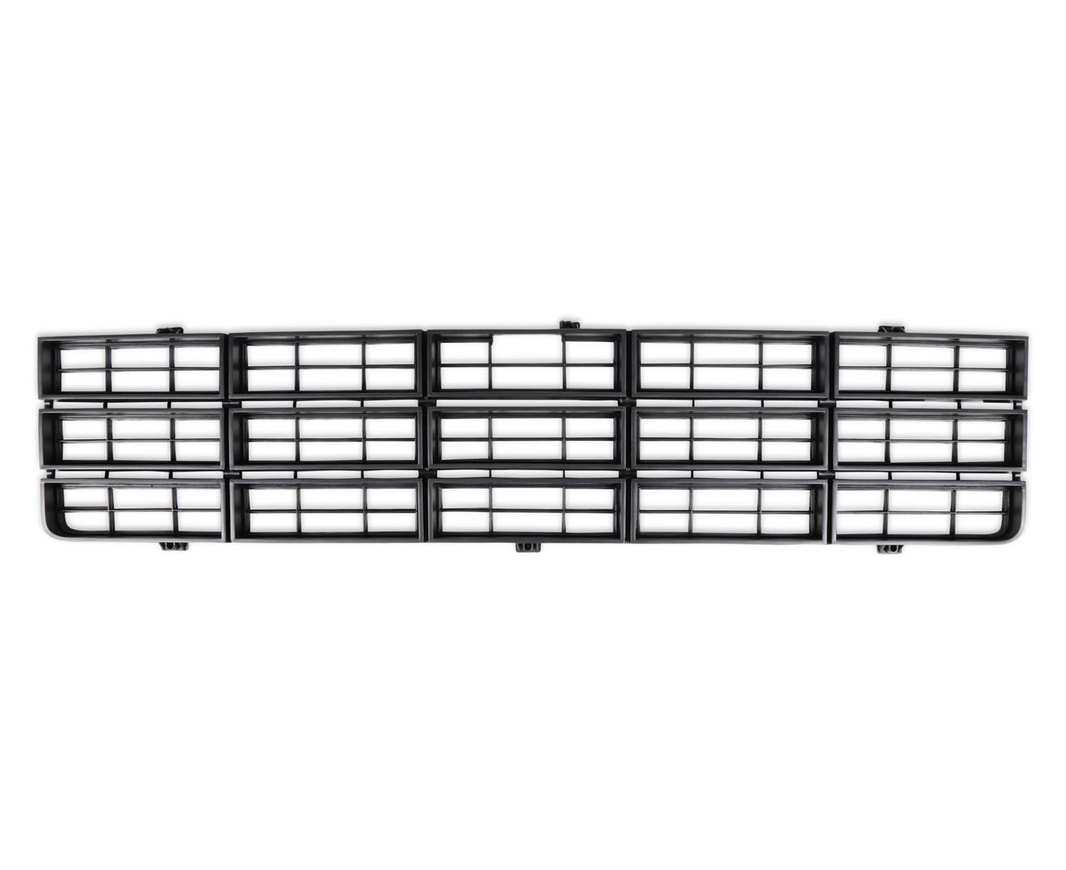 Brothers Trucks Grilles 04-309 and Grille Inserts, Complete Grille Type, Stock Style, Plastic, Gray, Dark Argent Insert, Chevrolet, GMC, Each thumbnail 5