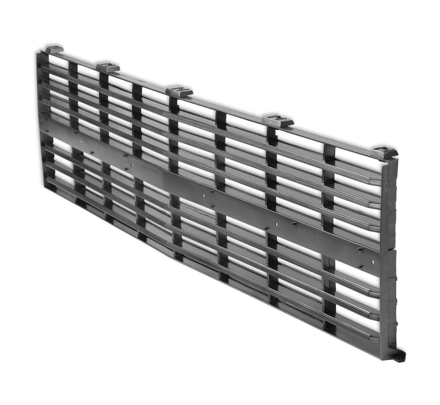 Brothers Trucks Grilles 04-351 Grilles, Complete Grille Type, Main Grille Position, Plastic, Gray, Dark Gray Insert, Models with Factory Dual Headlights Only, Chevrolet, GMC, Each