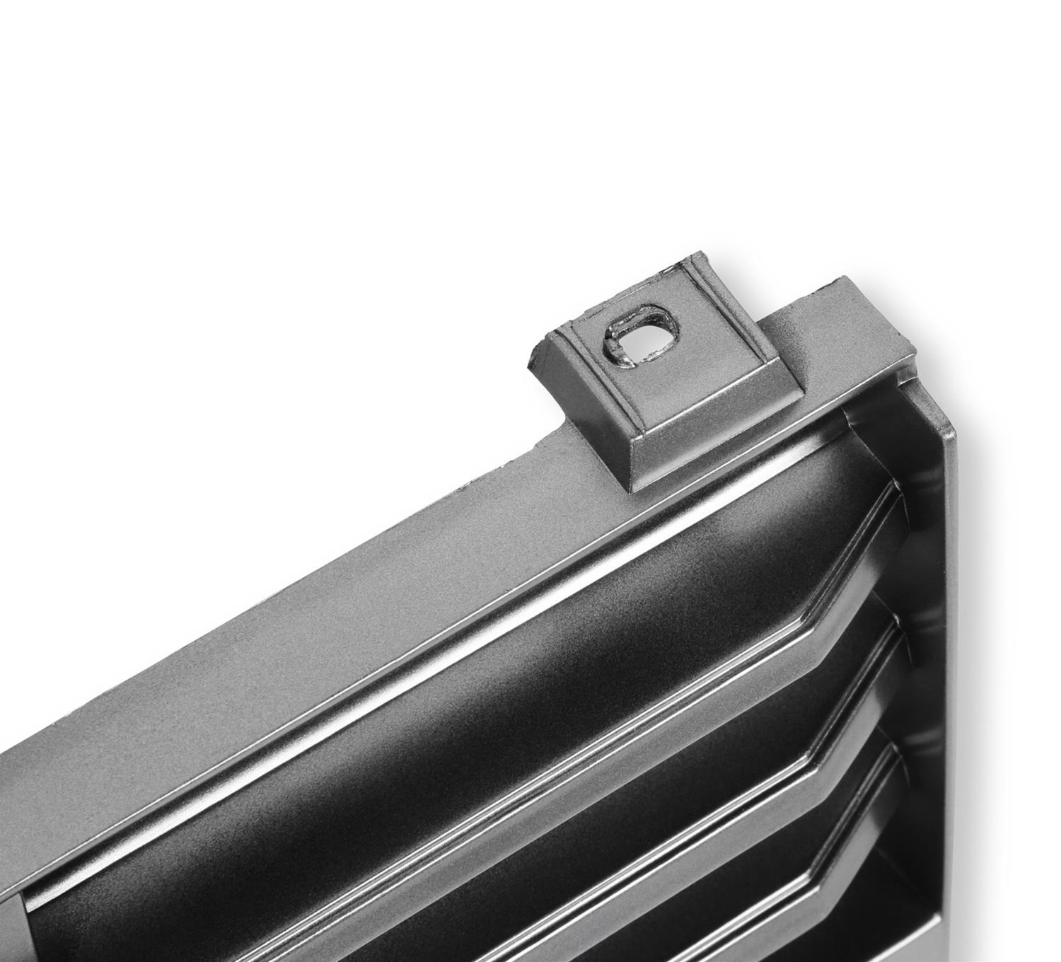 Brothers Trucks Grilles 04-351 Grilles, Complete Grille Type, Main Grille Position, Plastic, Gray, Dark Gray Insert, Models with Factory Dual Headlights Only, Chevrolet, GMC, Each thumbnail 2