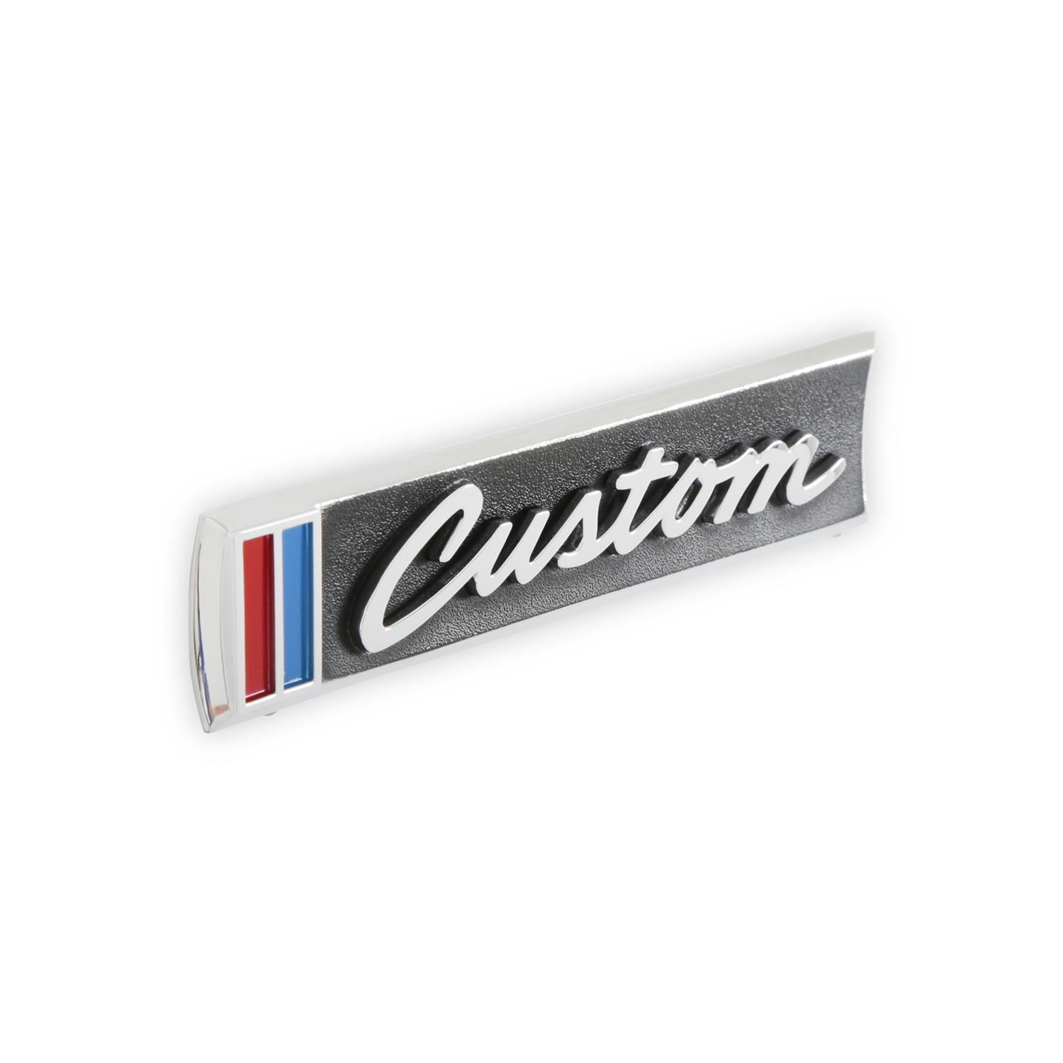 Brothers Trucks Emblems 04-576 Emblems, Black/Blue/Red/Silver, Custom Logo, Door Position, Chevrolet, GMC, Pair thumbnail 3