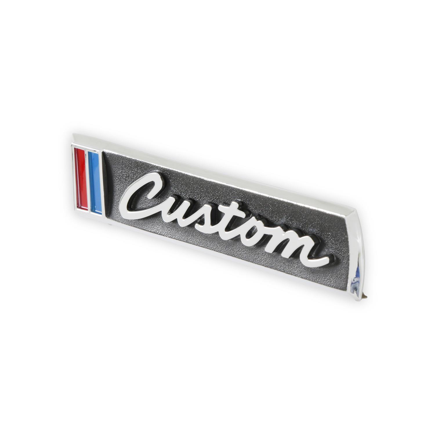 Brothers Trucks Emblems 04-576 Emblems, Black/Blue/Red/Silver, Custom Logo, Door Position, Chevrolet, GMC, Pair thumbnail 2