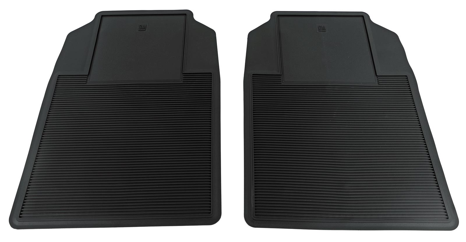 Brothers Trucks Floor Mats 05-100 Mats, PVC Rubber, Chevy GMC, Front, Black, Pair