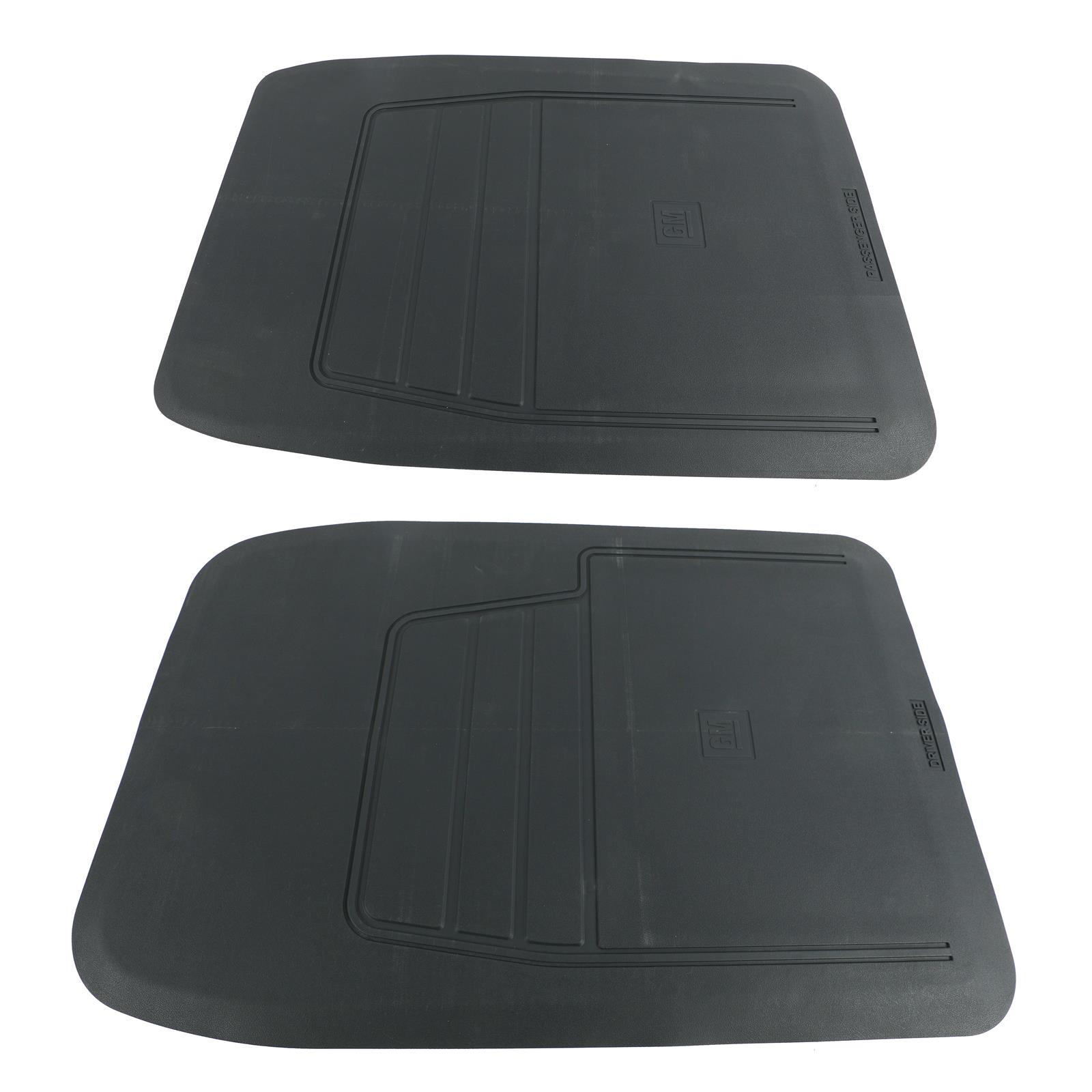 Brothers Trucks Floor Mats 05-200LG Mats, PVC Rubber, Chevy GMC, Front, Gray, Pair