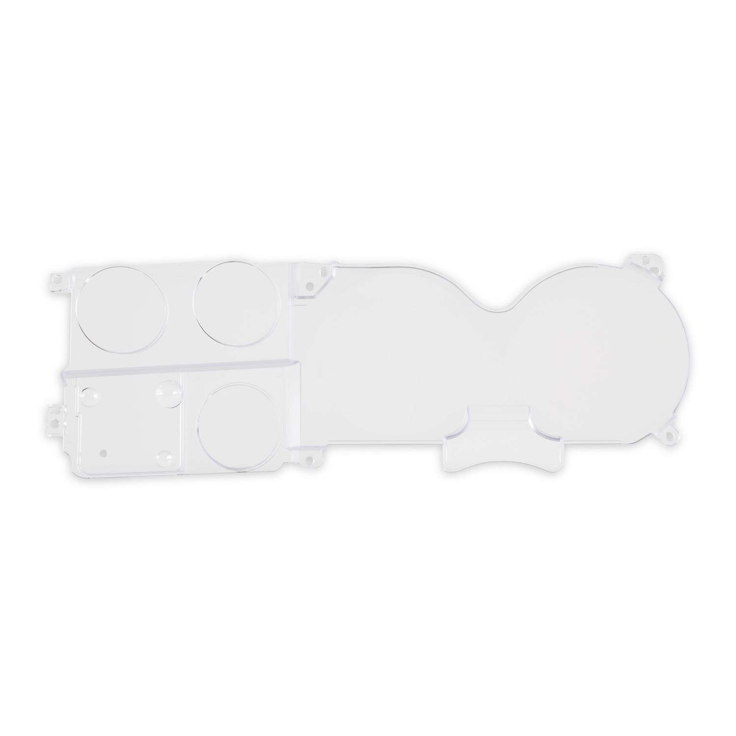 Brothers Trucks Gauge Lenses 05-214 1981-1987 C/K CLSTR LENS W/ GAGE W/ CLCK thumbnail 4
