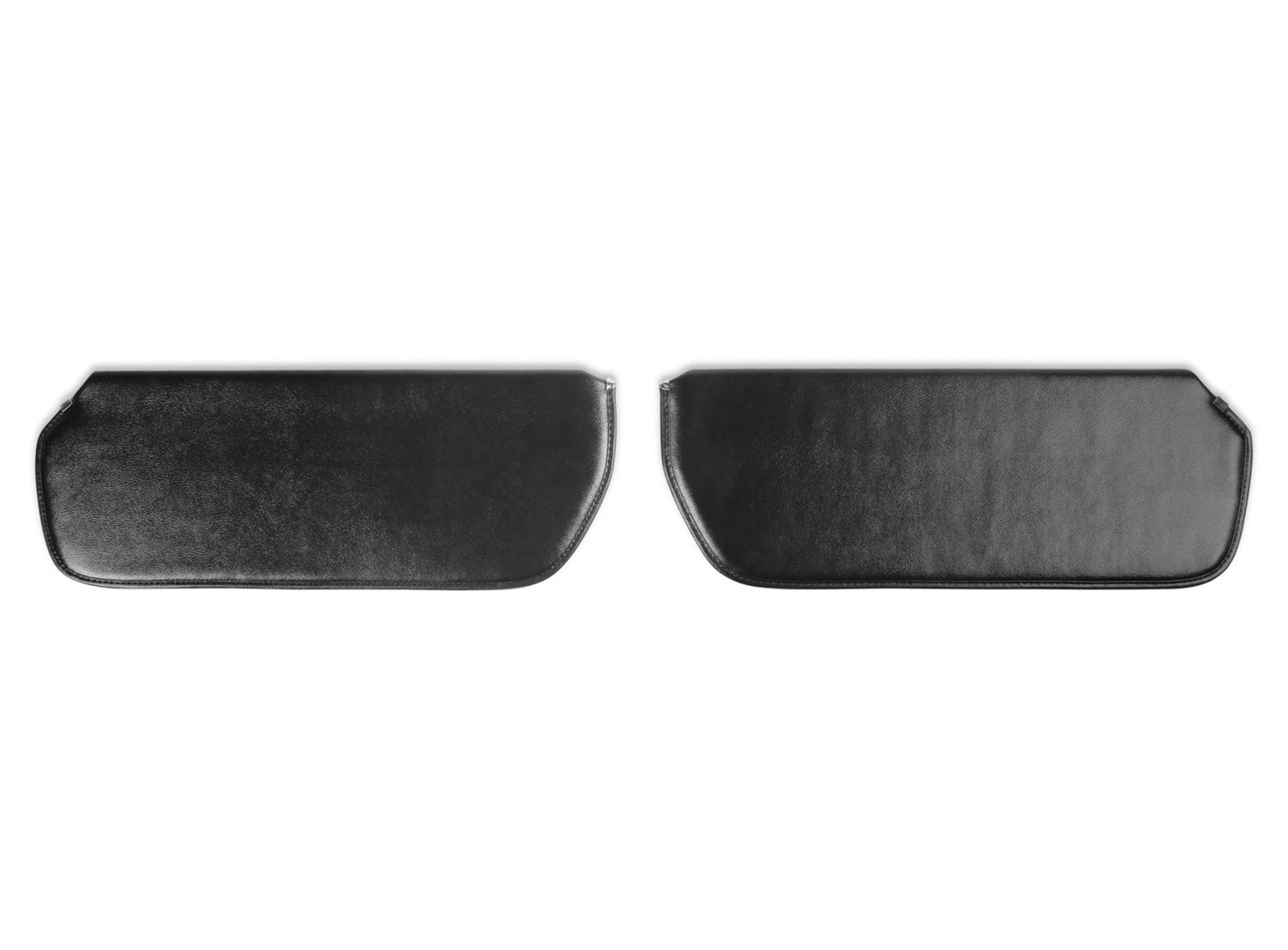 Brothers Trucks Foamback Sunvisors 05-339 Sunvisors, Interior, Foamback, Vinyl, Black, Chevrolet, GMC, Pair